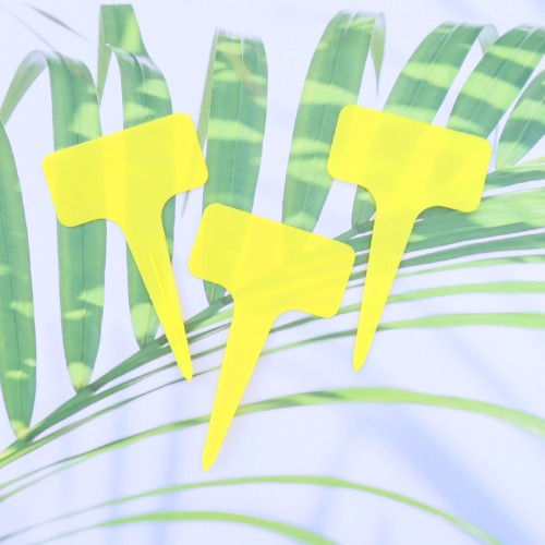PVC식물화분 이름표 [사각]노랑
